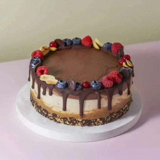 Chocolate caramel RAW cake - Take a Break